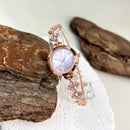 Relógio Jade quartzo.