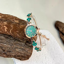 Relógio Jade quartzo.